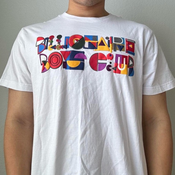 Billionaire Boys Club Puffer Logo Graphics White Tee Shirt BBC - Picture 2 of 7